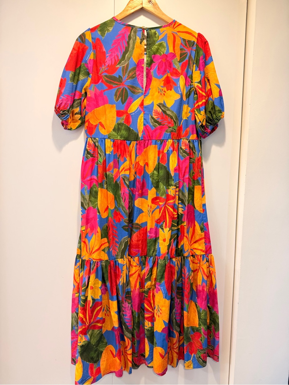 Farm Rio Tropical Flower Midi Dress - Picture 5 of 6